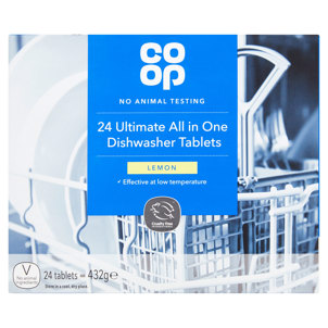 Co-op All in One Dishwasher Lemon Tabs