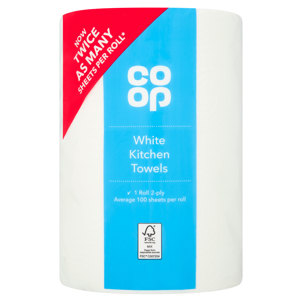Co-op White Kitchen Roll