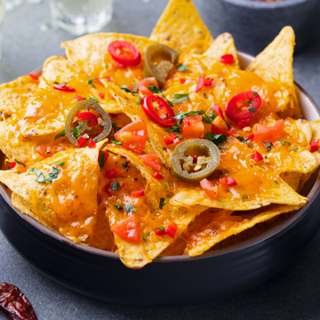 Air fryer nachos