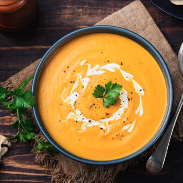 Carrot & parsnip soup