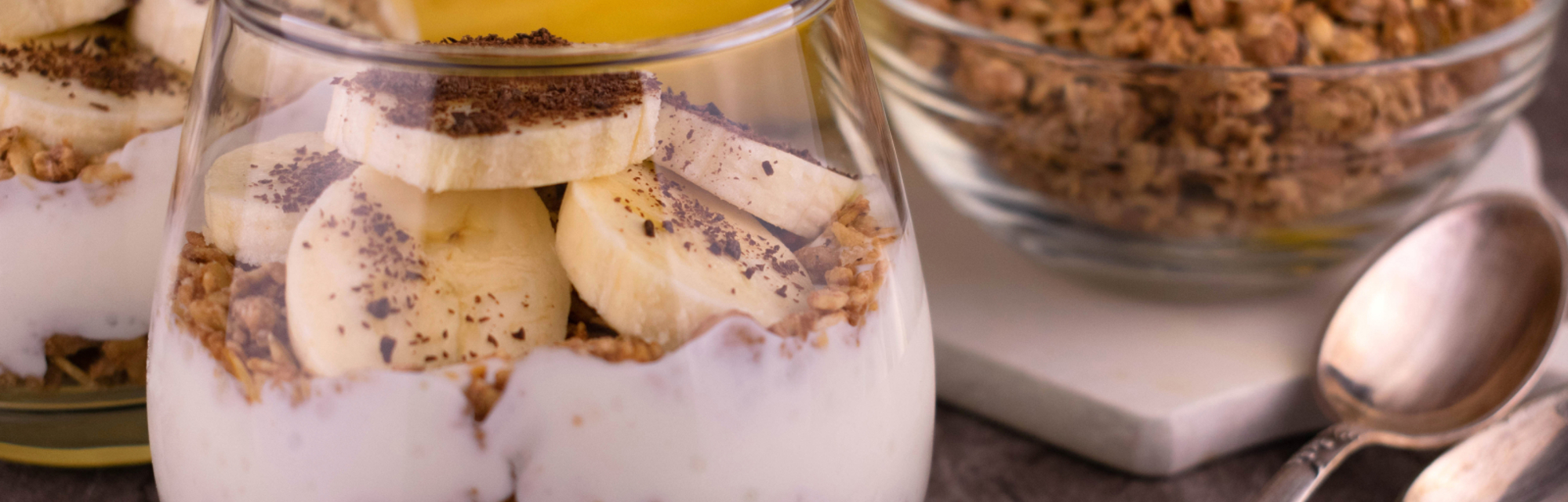 Weetabix banana yoghurt pots