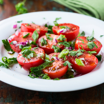 Mediterranean tomato salad