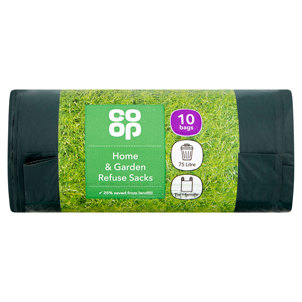 Co-op Tie Handle Home & Garden Refuse Sacks