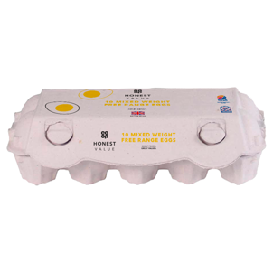 Co-op Honest Value 10 Mixed Weight Free Range Eggs
