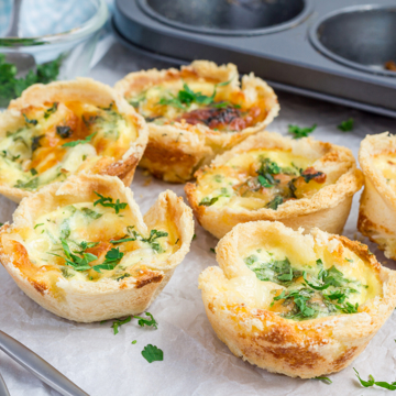 Mini quiche Lorraines